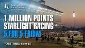 TwinSpires.com is offering 5 for 5 Fridays at Fair Grounds Race Course.